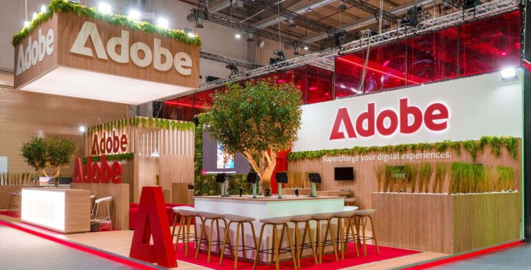 Saudi Arabia Exhibition Stand Design for Adobe