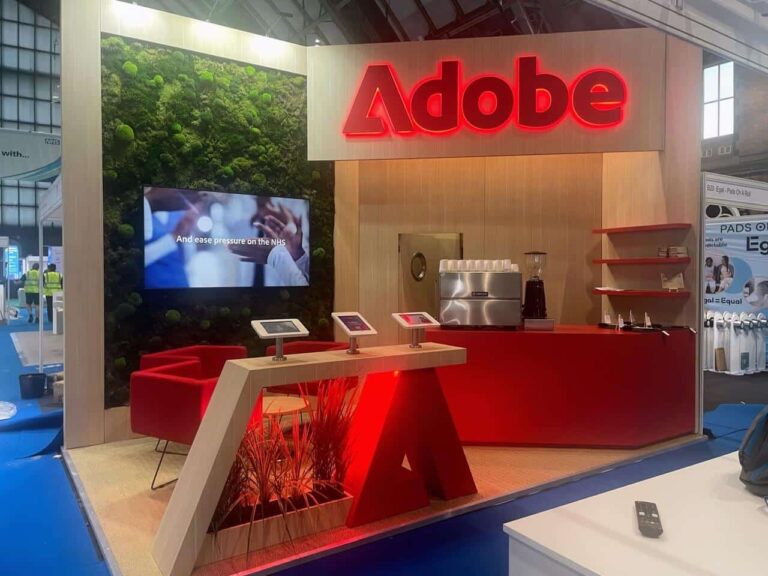 Adobe @ NHS Expo - Manchester Exhibition Stand Design
