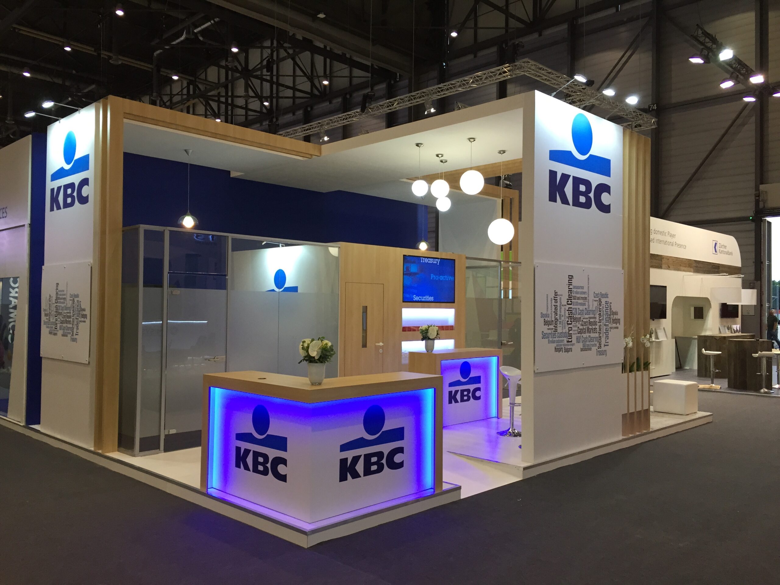 KBC @ SIBOS Exhibition Stand Design at RAI Amsterdam