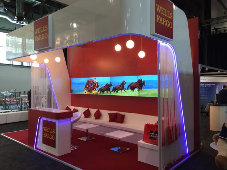 ACC Liverpool Exhibition Stand Design for Wells Fargo