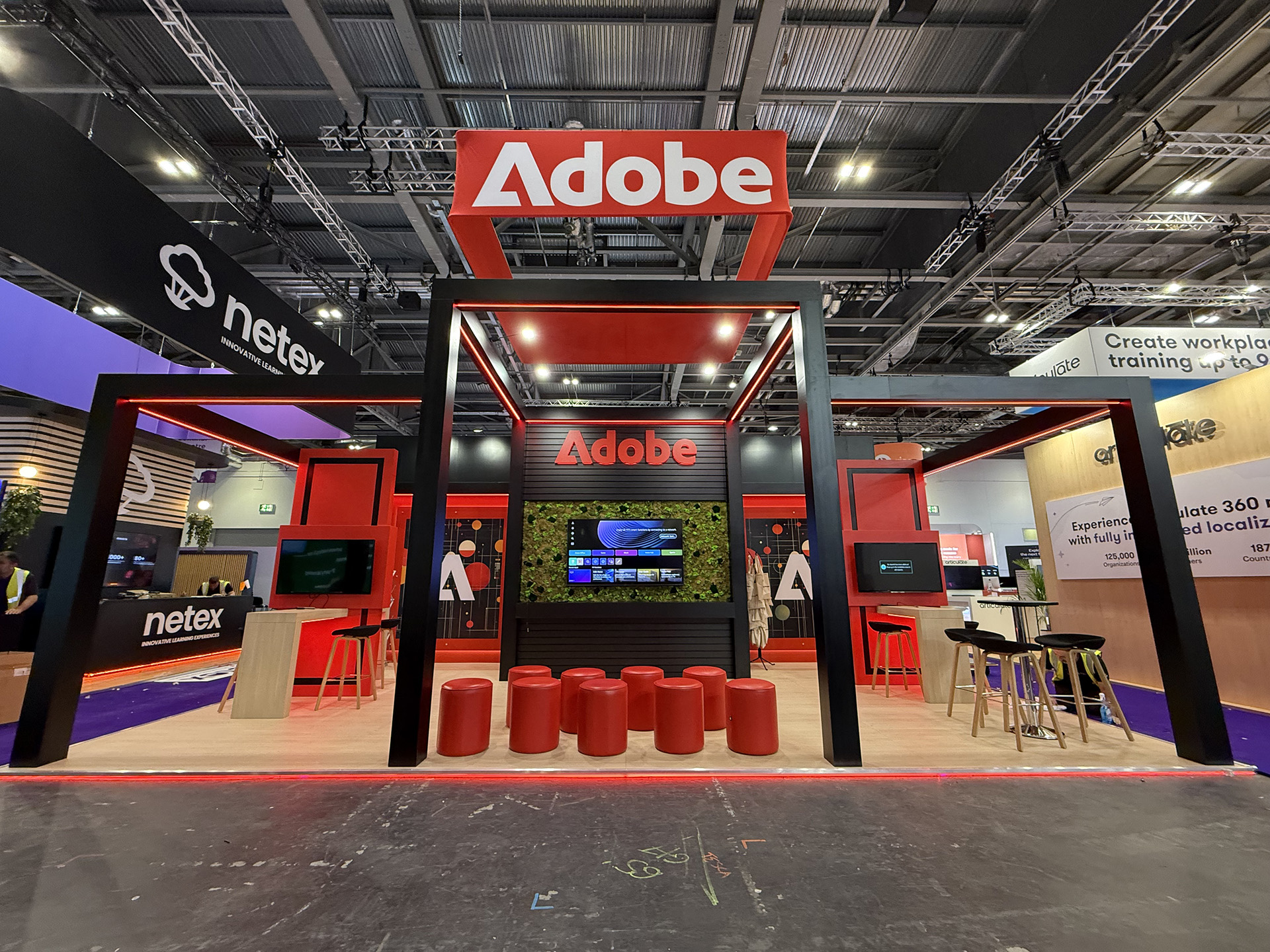 ExCeL London Exhibition Stand Design for Adobe