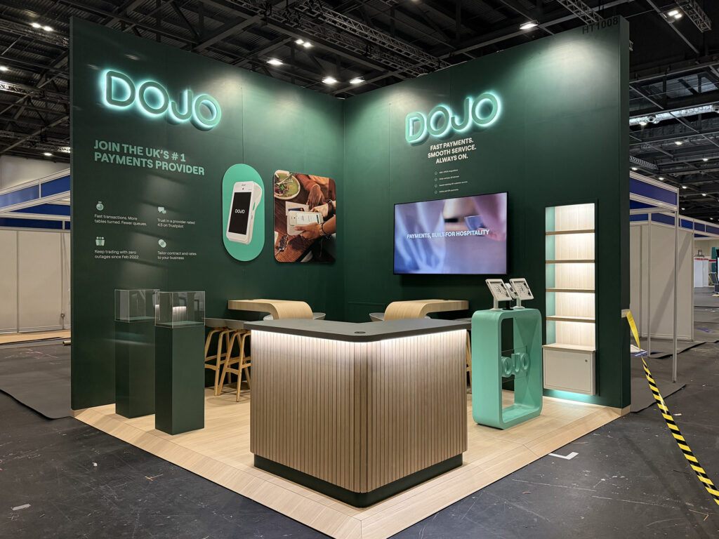 ExCeL London Exhibition Stand Design for Dojo