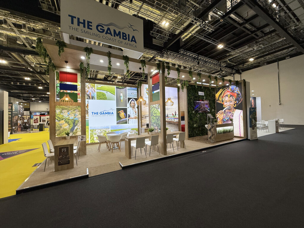 WTM London Exhibition Stand Design at ExCeL for Gambia