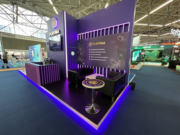 Payfina @ iGB Exhibition Stand Design at RAI Amsterdam