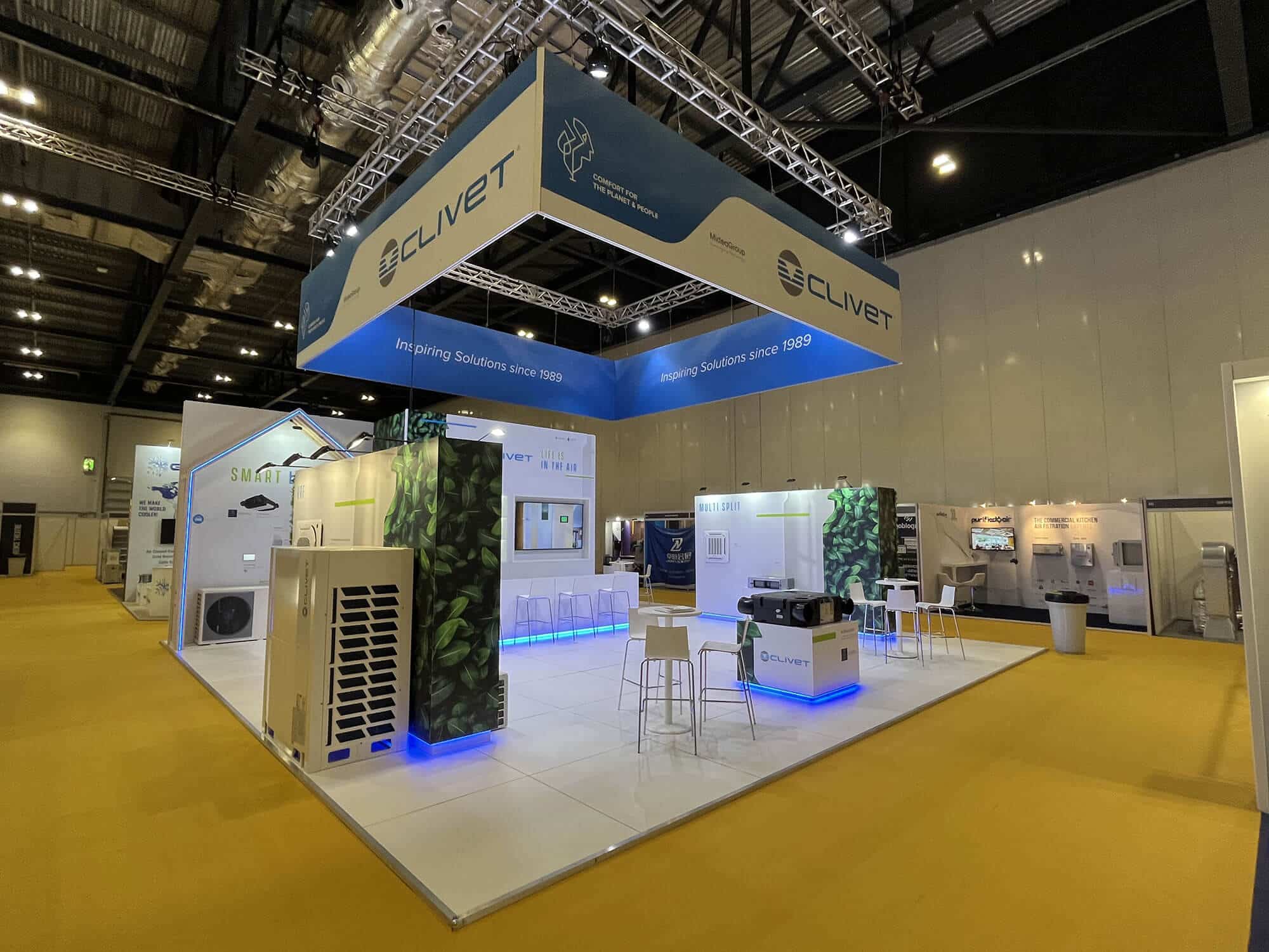 NEC Birmingham Exhibition Stand Design for Clivet
