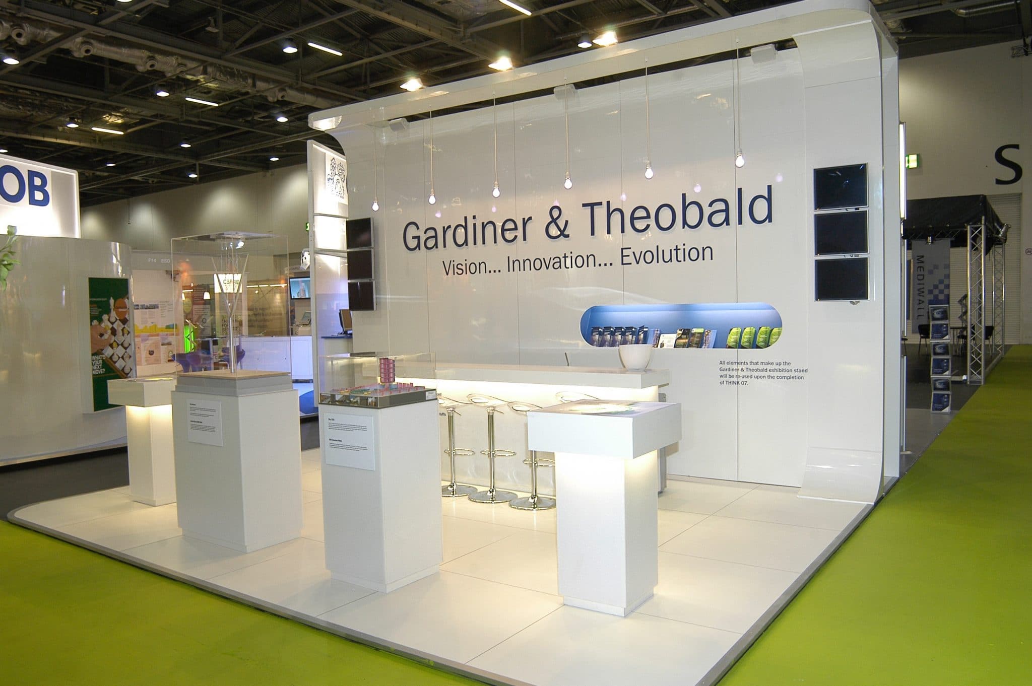 London Exhibition Stand Design for Gardiner & Theobald