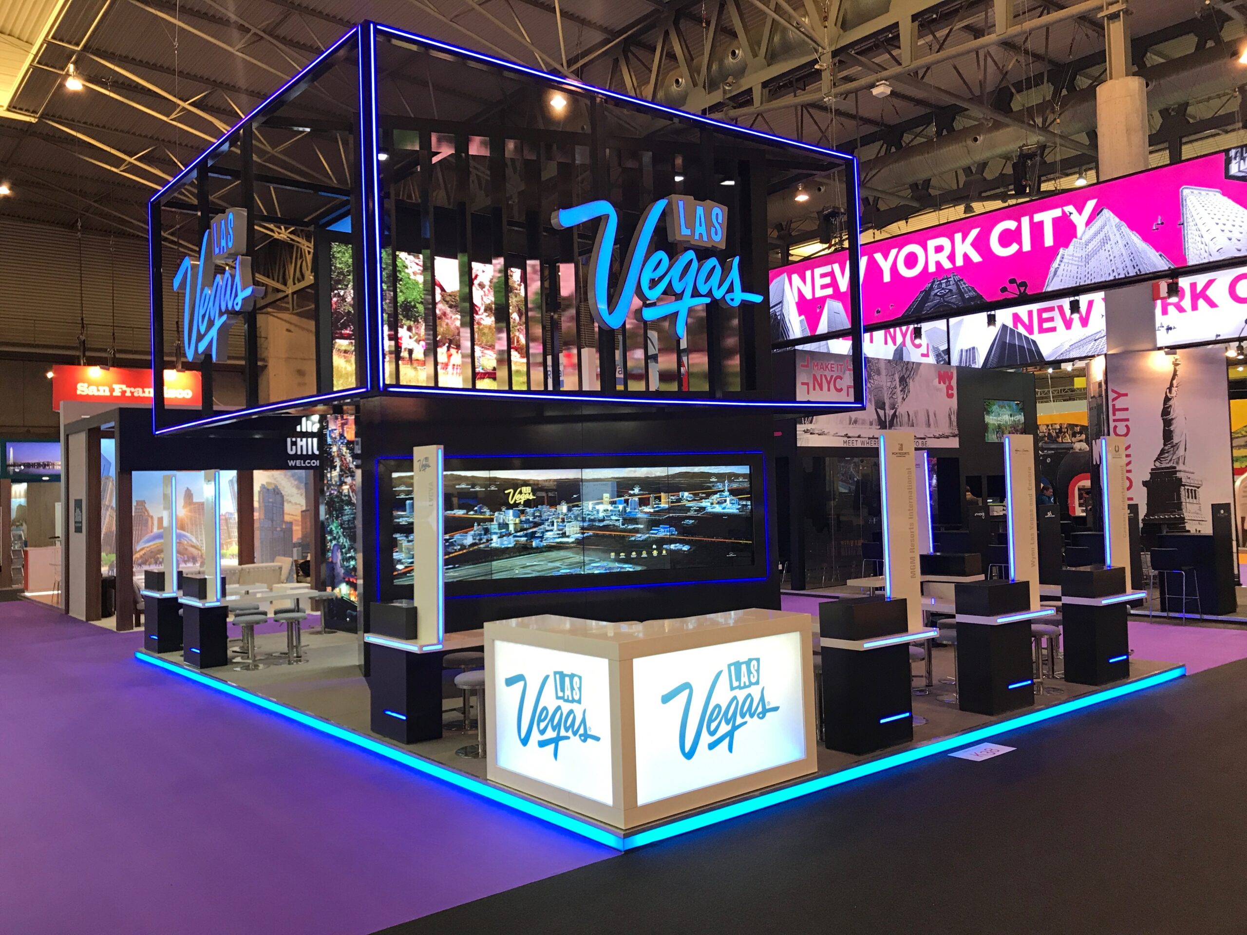 Las Vegas @ Dallas Exhibition Stand Design at Kay Bailey Center