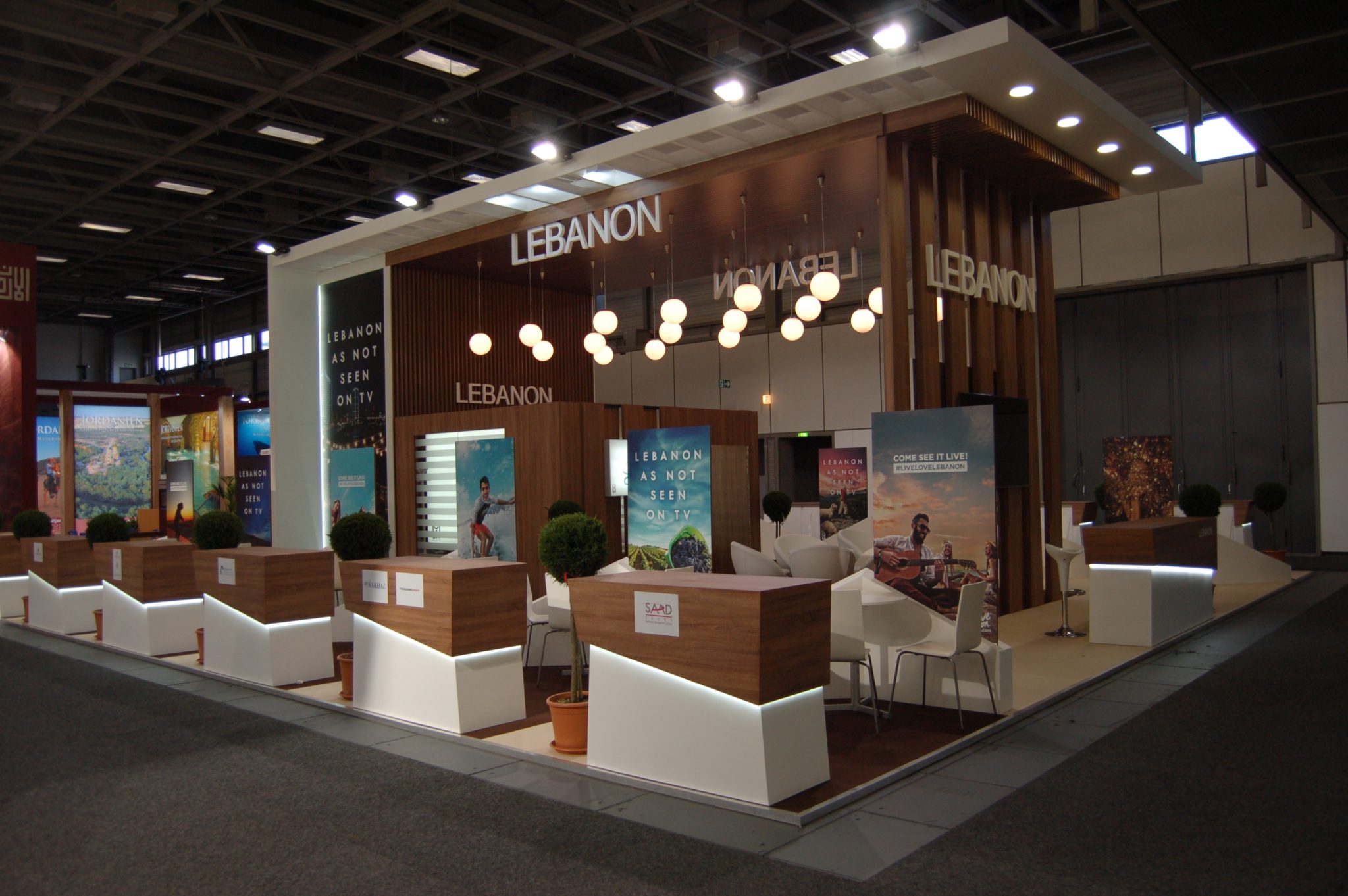 Top Resa Paris Exhibition Stand Design for Lebanon Tourism