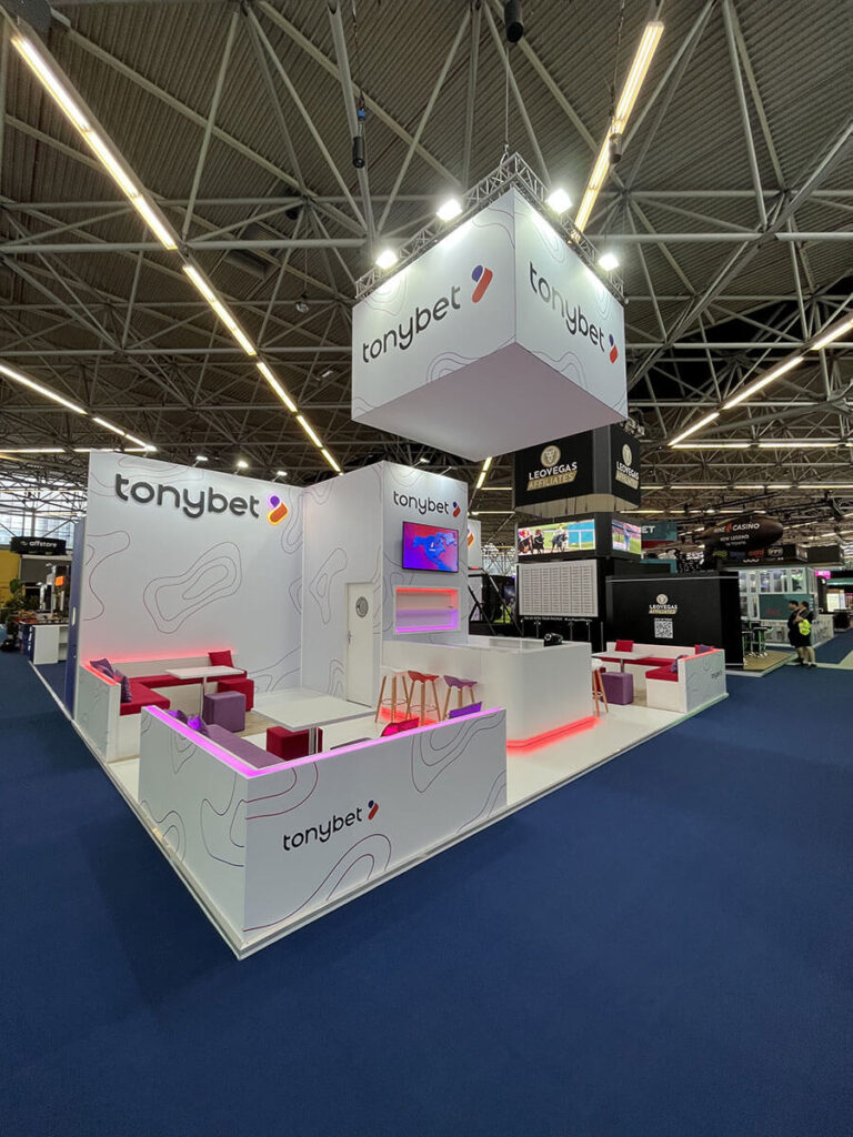 TonyBet @ iGB Amsterdam Exhibition Stand Design at RAI