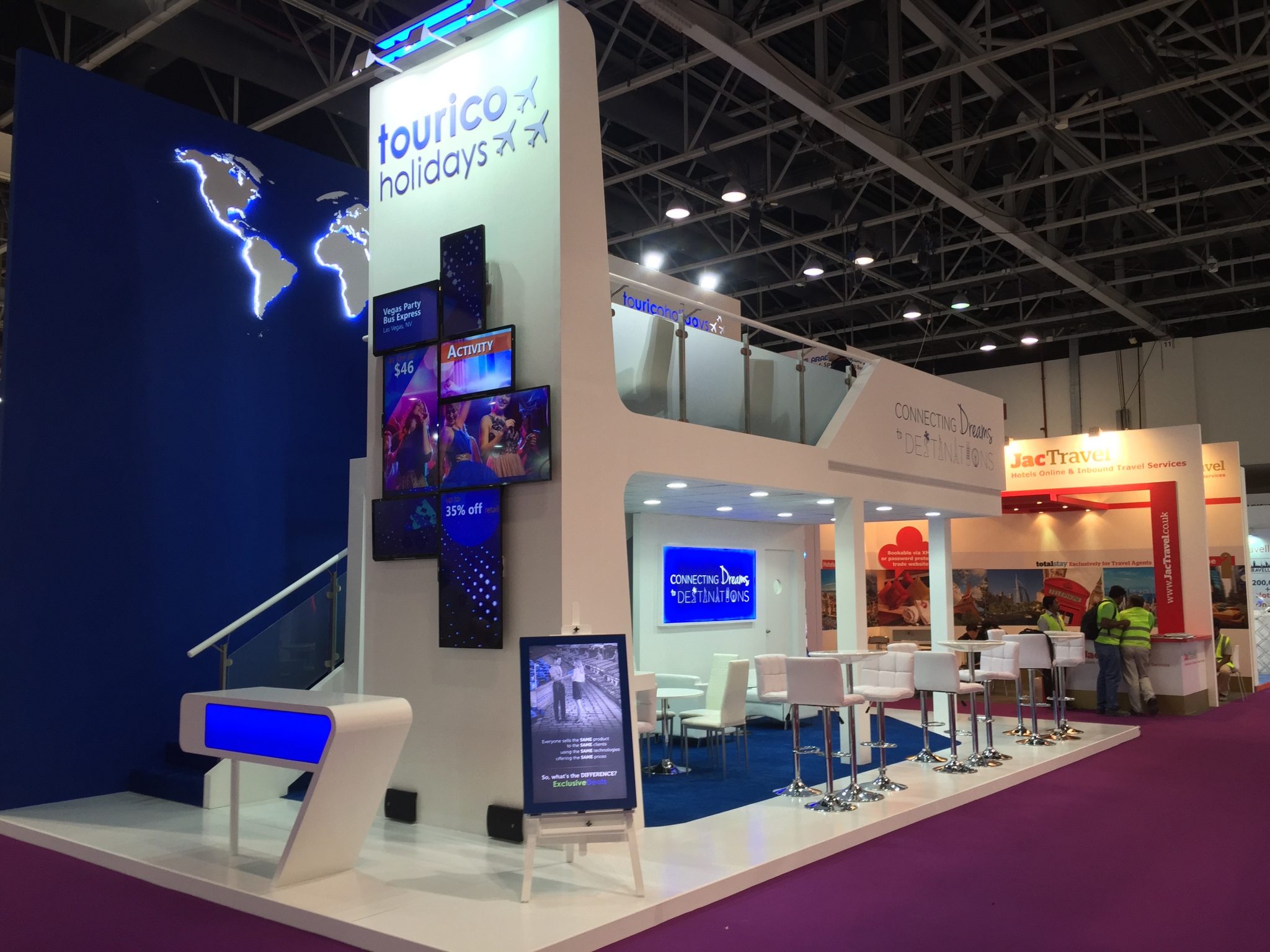 ATM Dubai Exhibition Stand Design for Tourico