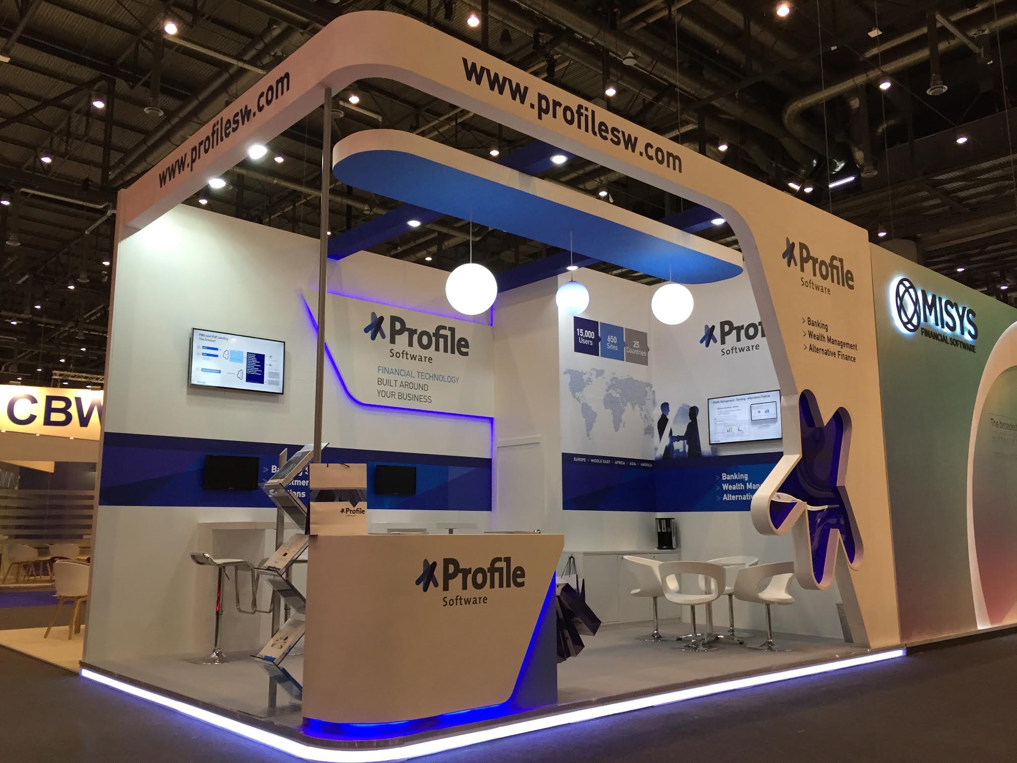 Sibos Exhibition Stand Design for Profile Software